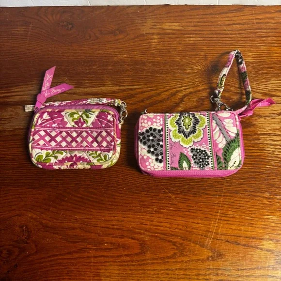 Vera Bradley Quilted Cotton Accessory Lot Wristlets Phone Case Coin Purse 4pc - Picture 3 of 3